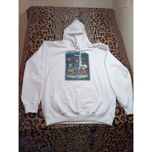 Peace Of Mind Conspiracy Club Hoodie Size Large NWT Bigfoot Aliens Flat Earth